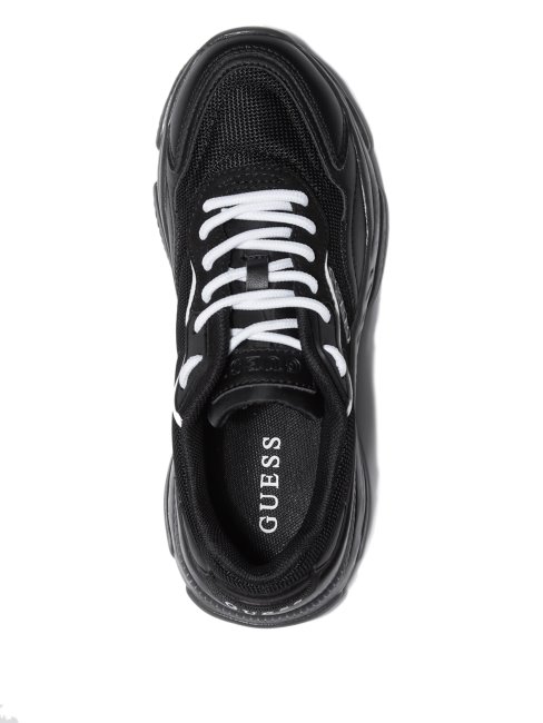 Guess Baskets Noires Monochromes 1 Knolls