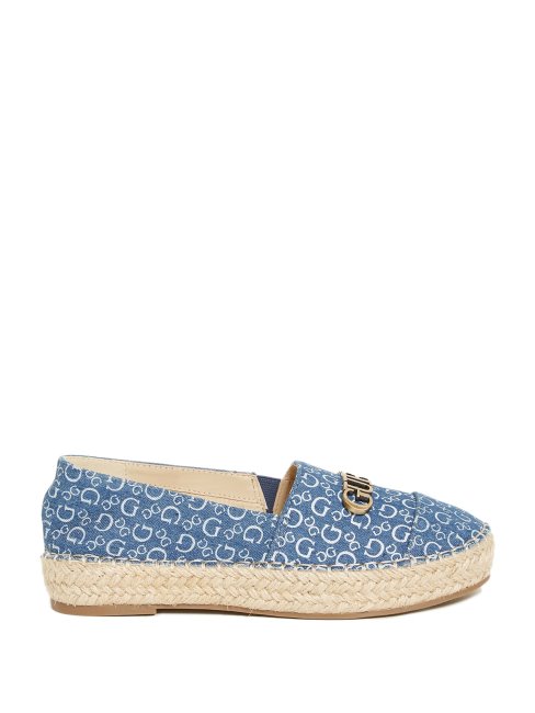 Espadrilles à Logo Laini En Jean Guess