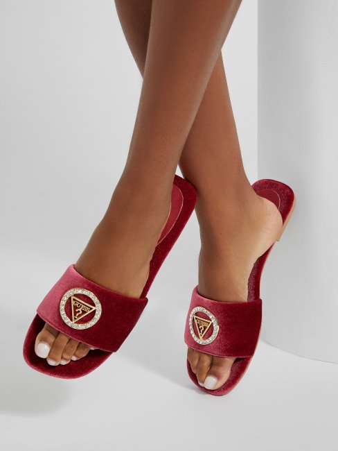 Devinez Juliette Velours Slide Vin