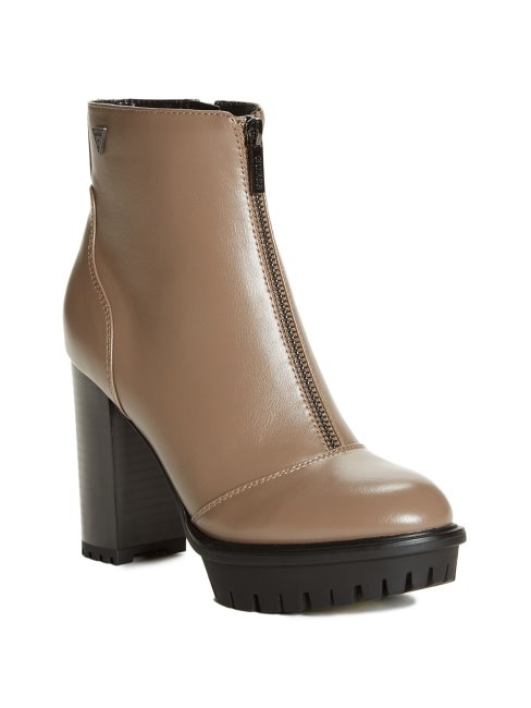 Emberly Bottines Zippées Taupe Guess
