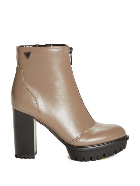Emberly Bottines Zippées Taupe Guess