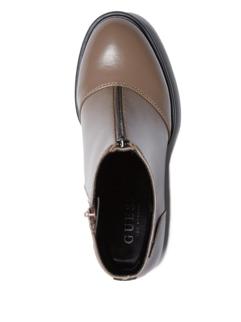 Emberly Bottines Zippées Taupe Guess