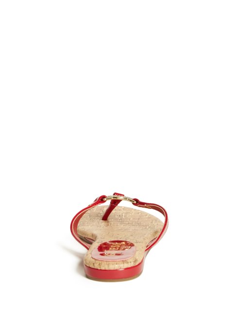 Tong Makena Strass Logo Rouge Guess