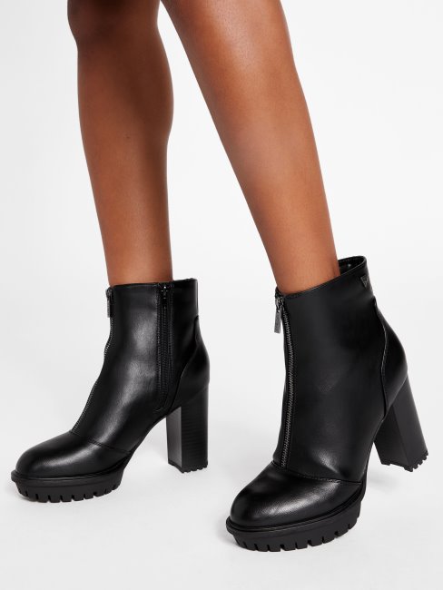 Emberly Bottines Zippées Guess Noir1