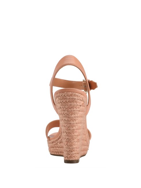 Espadrilles Compensées Taupe Tracey Guess