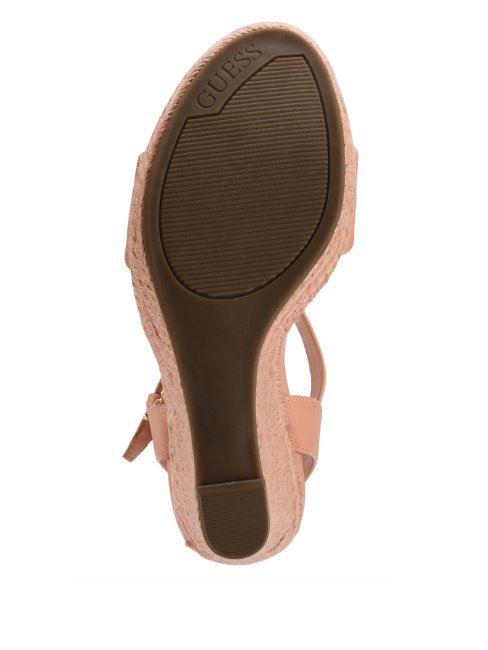 Espadrilles Compensées Taupe Tracey Guess
