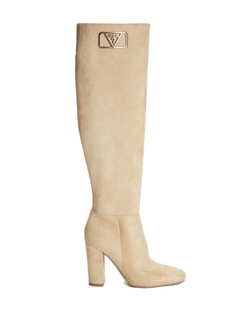 Bottes Habillées à Talons Maizey Guess Naturel Clair