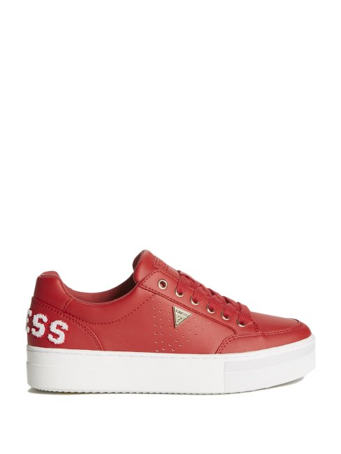 Varsity Low Top Guess Rouge Moyen