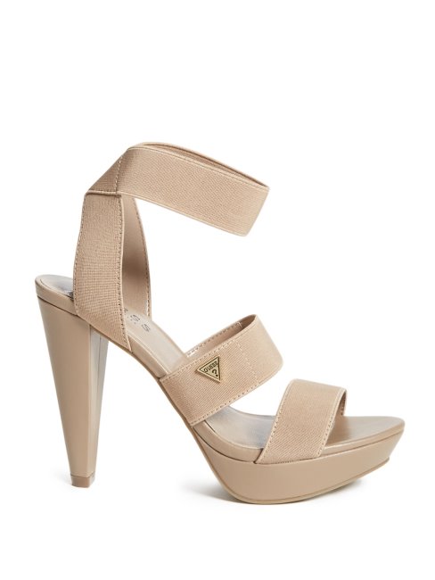 Talons élastiques Guess Netta Lt Marron