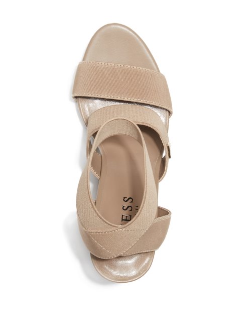 Talons élastiques Guess Netta Lt Marron