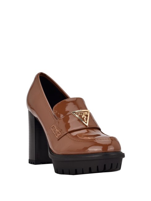Embers Chunky Mocassins Guess Lt Marron