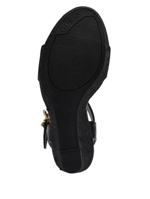 Espadrilles Compensées Tracey Noir1 Guess