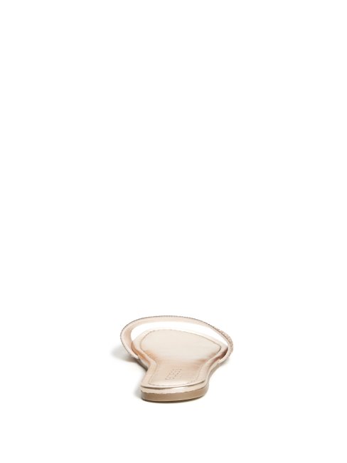 Bryor Slide Sandales Guess Rose Multi Tissu