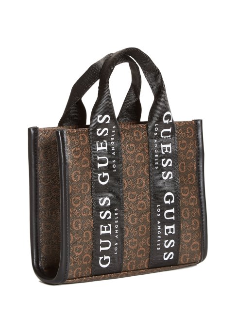 Guess Logo Mini Fourre-tout Bandoulière Marron