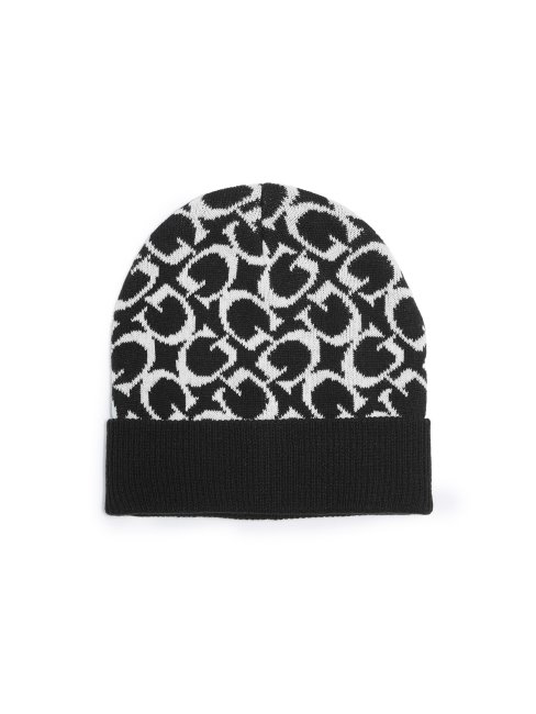 Guess Bonnet Noir à Logo G