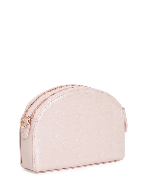Guess Blush Sophie Sac à Bandoulière Double Zip