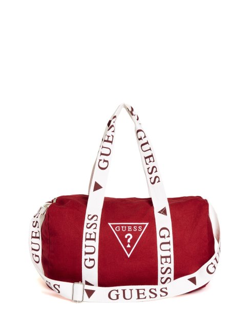 Sac Polochon Logo Guess Rouge