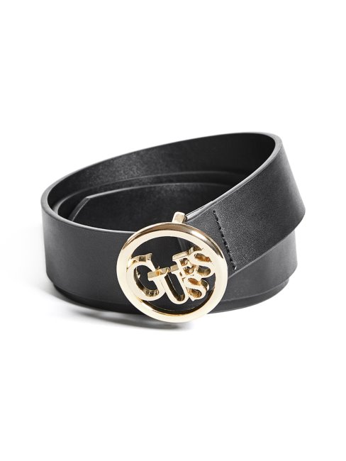 Ceinture Logo Mosaïque Guess Noir