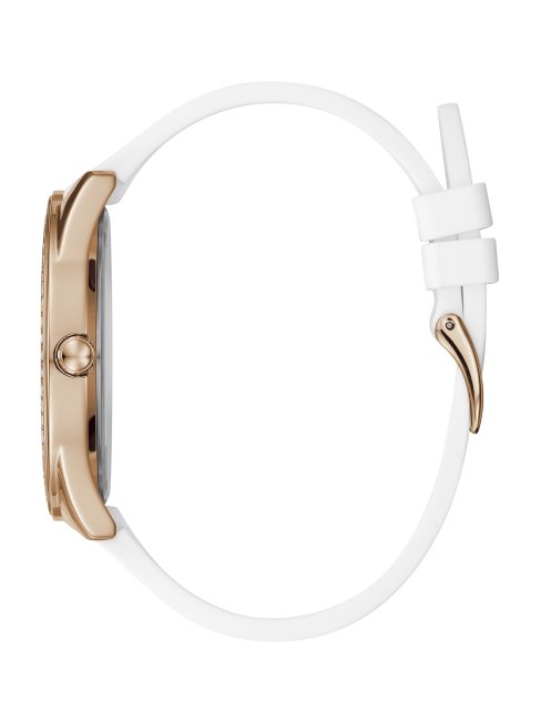 Montre Analogique Guess No Color à Fleurs Et Strass