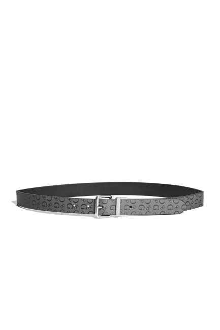 Ceinture Logo Réversible Guess Charbon