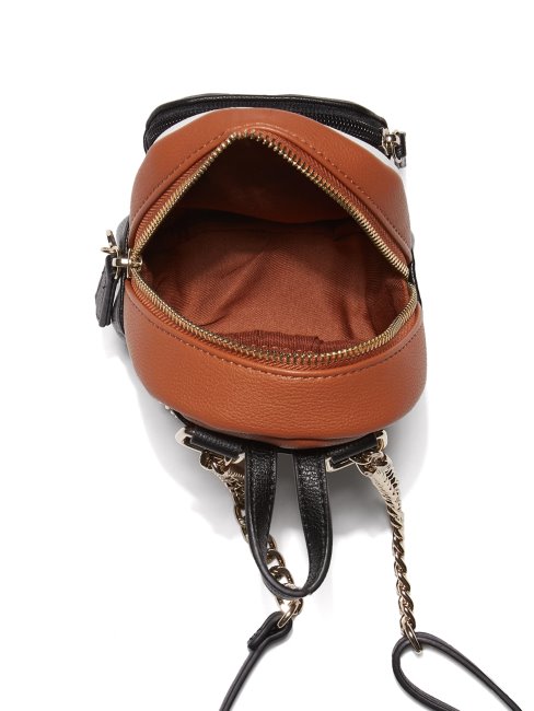 Guess Evan Mini Color-block Sac à Dos Beige