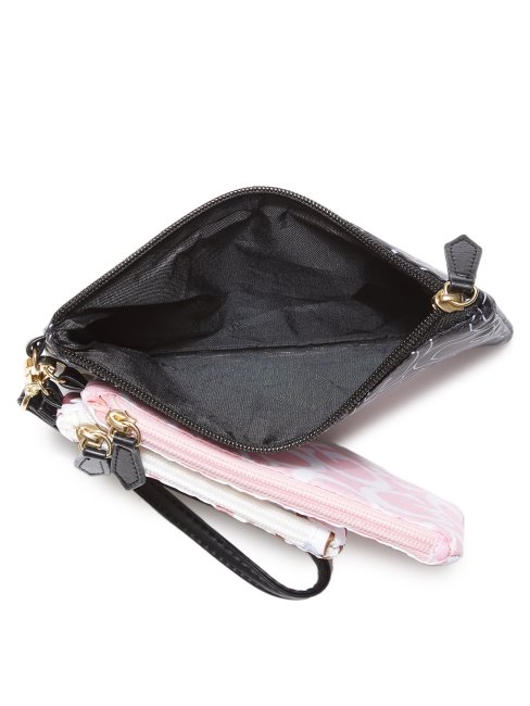 Lot De 3 Pochettes Zippées à Logo