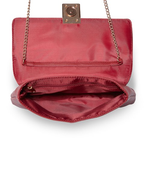 Sac Besace Sophie Clutch Guess Rouge