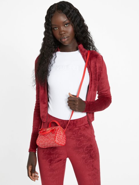 Guess Mini Cartable Kylee à Logo Rouge