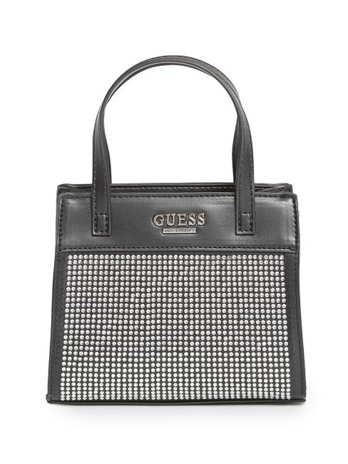 Guess Taylor Mini Fourre-tout à Strass Noir