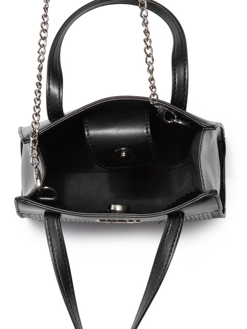 Guess Taylor Mini Fourre-tout à Strass Noir