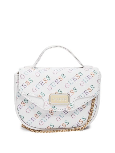 Arc-en-ciel Nora Mini Sac à Bandoulière à Poignée Supérieure Guess