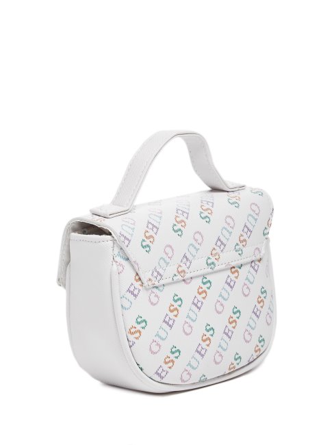 Arc-en-ciel Nora Mini Sac à Bandoulière à Poignée Supérieure Guess