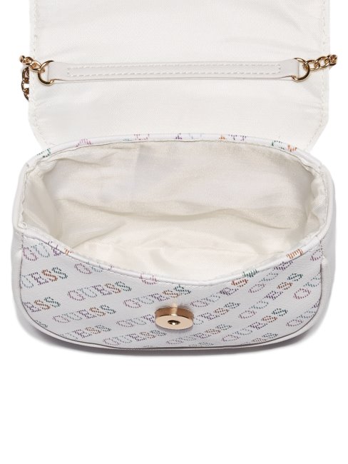Arc-en-ciel Nora Mini Sac à Bandoulière à Poignée Supérieure Guess