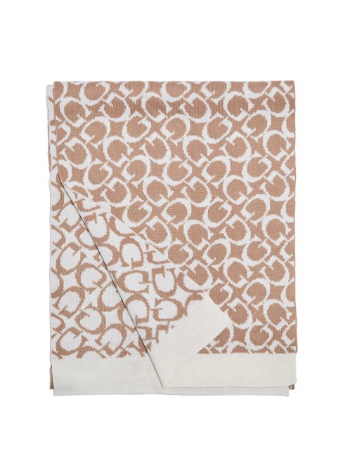Foulard Guess Allover G Logo Crème