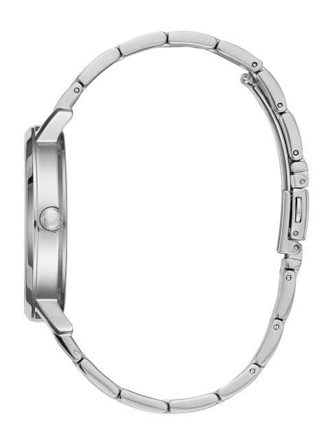 Montre Analogique Sans Couleur Argentée Deviner