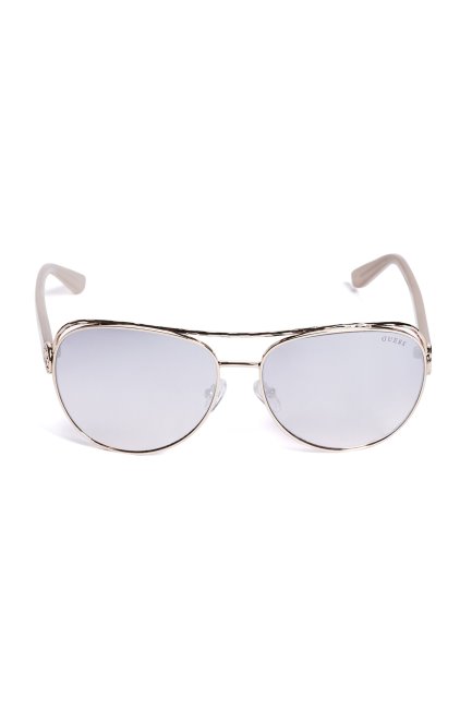 Guess Lunettes De Soleil Aviateur Teintées Ou Rose