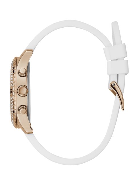 Montre Multifonction à Paillettes Dorée Rose Guess No Color