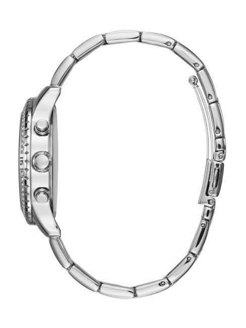 No Color Guess Montre Multifonction Argentée Nouvelle Tendance