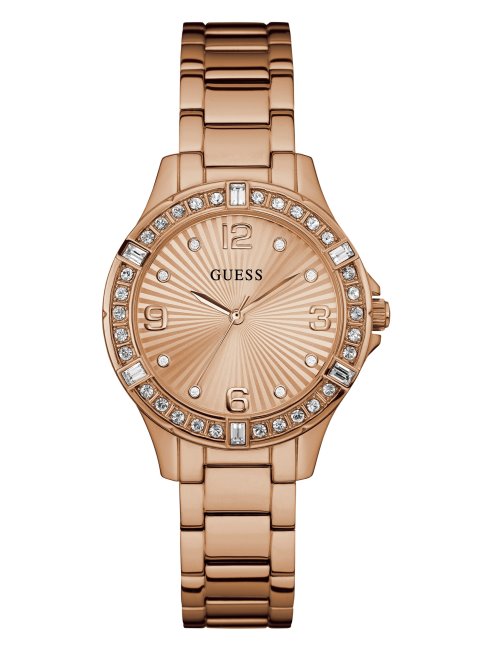 Montre Guess No Color En Or Rose