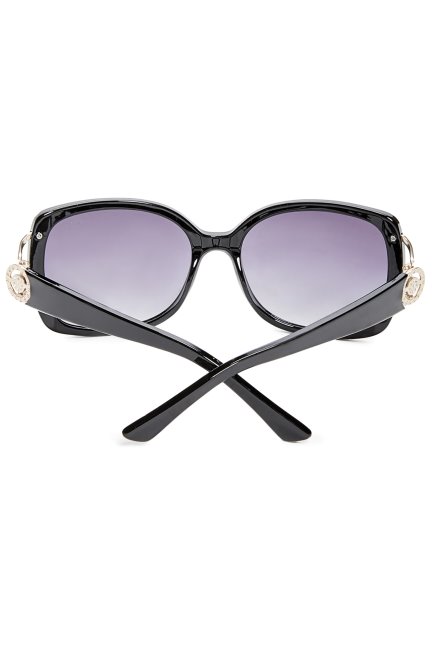 Lunettes De Soleil Logo Guess Noires