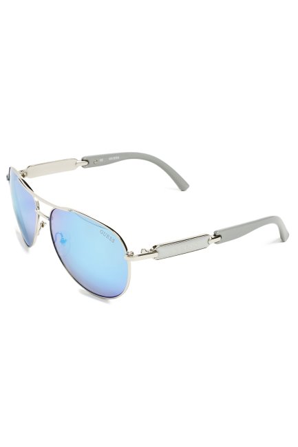 Lunettes De Soleil Aviateur Classiques Bleu Marine Guess