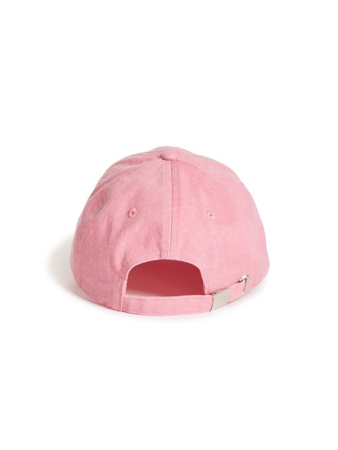 Casquette De Baseball En Denim Blush Strass Guess