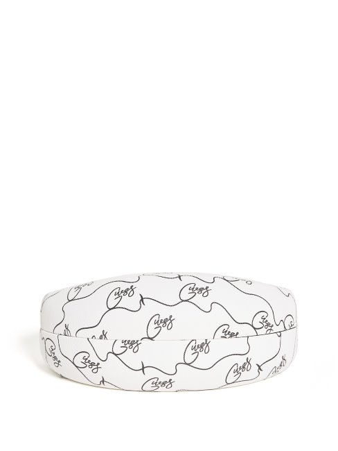 étui Rigide Pour Lunettes De Soleil Crème Avec Logo Guess
