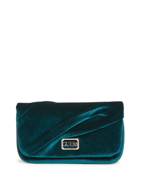 Guess Pochette Plissée Allegra Bleu Sarcelle