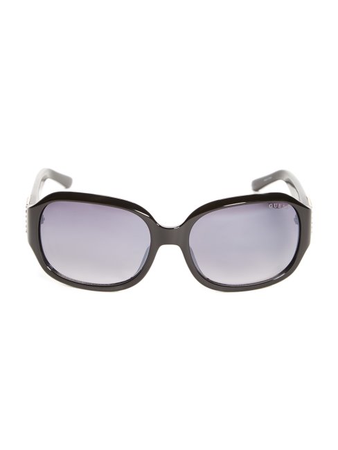 Lunettes De Soleil Plastique Logo Argent Guess