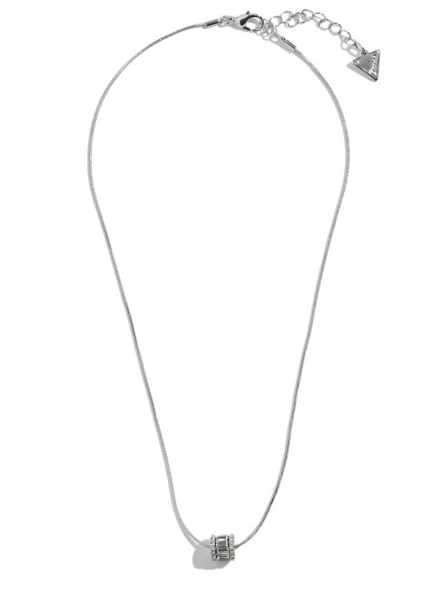 Collier De Baril D'étincelles En Argent Guess
