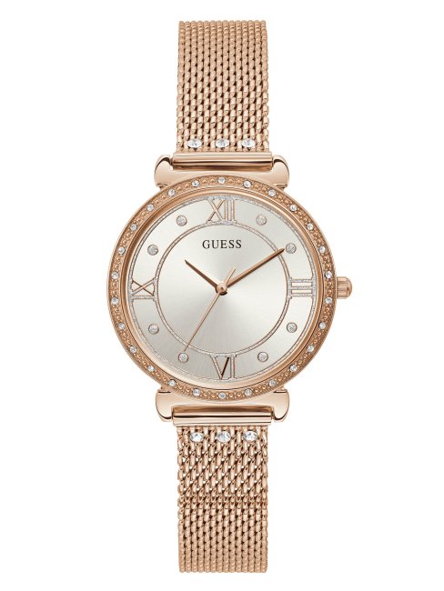 Bijou Montre Couleur Ou Rose Guess No Color