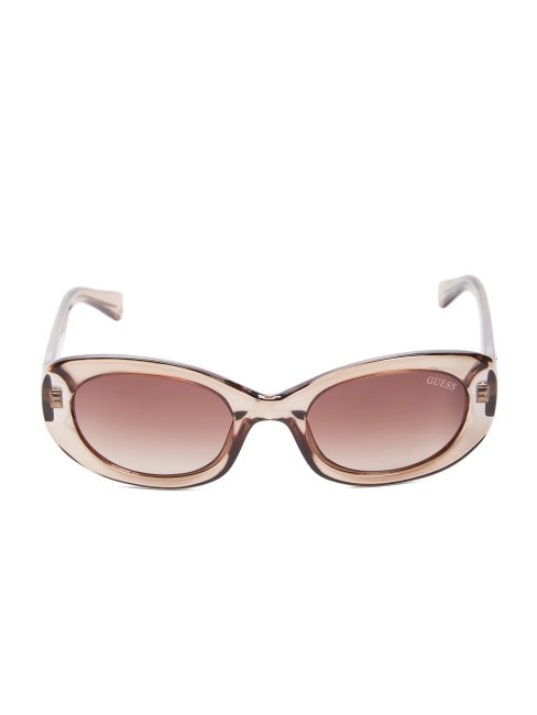 Lunettes De Soleil Ovales En Plastique Blush Guess