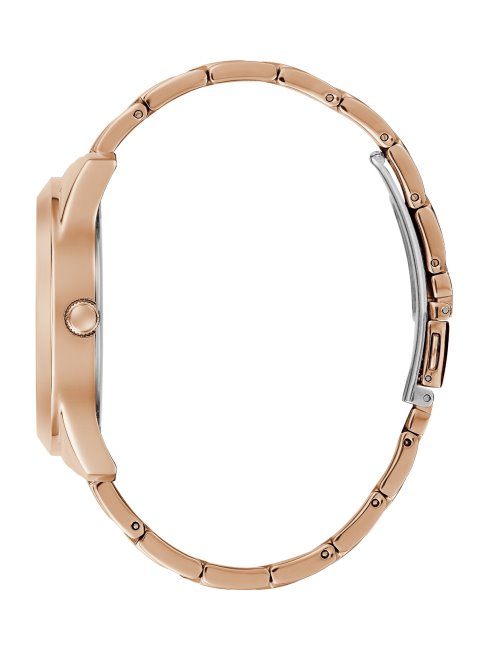 Montre Analogique Couleur Or Rose Avec Strass Ombre Pas De Devinette De Couleur