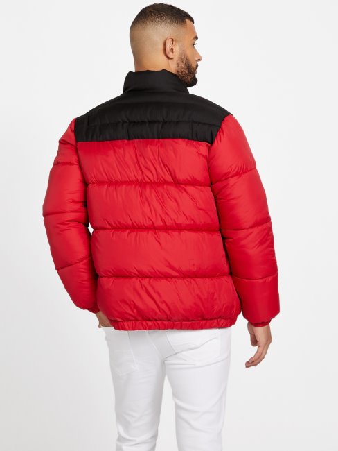 Doudoune Eco Ralph Guess Varsity Rouge Multi
